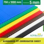 ALVAboard Lembaran Ukuran 75 x 100 cm Tebal 5 mm Tersedia 7 Varian Warna