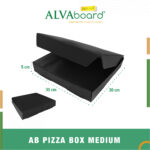 ALVAboard Pizza Box Kotak Ringan Kuat Food Grade Medium Ukuran 30x30x5 Cm