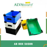 Box Susun Flatpack ALVAboard Kotak Penyimpanan Medium Ukuran 40x30x17,5 cm (P x L x T)